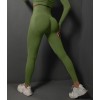  Жіночий жіночий фітнес костюм Crop top+Leggings 05 (Olive green)