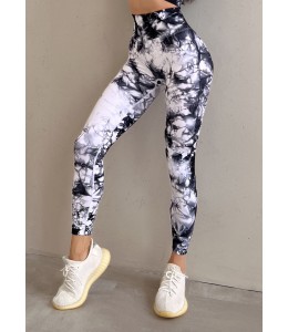 Мраморные леггинсы Leggings Push up Marble model 2