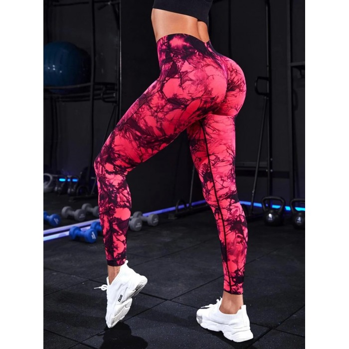 Мармурові безшовні легінси з Пуш-ап для фітнесу Leggings PUSH-UP Marble 02 (RED BLACK) Мармурові безшовні легінси з Пуш-ап для фітнесу Leggings PUSH-UP Marble 02 (RED BLACK)