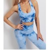 Мармуровий фітнес костюм Топ з легінсами Пуш-ап Bra+Leggings marble 03 (BONY BLUE) Мармуровий фітнес костюм Топ з легінсами Пуш-ап Bra+Leggings marble 03 (BONY BLUE)