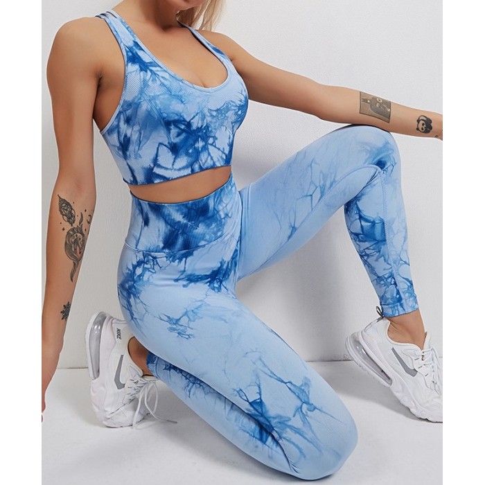 Мармуровий фітнес костюм Топ з легінсами Пуш-ап Bra+Leggings marble 03 (BONY BLUE) Мармуровий фітнес костюм Топ з легінсами Пуш-ап Bra+Leggings marble 03 (BONY BLUE)
