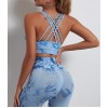 Мармуровий фітнес костюм Топ з легінсами Пуш-ап Bra+Leggings marble 03 (BONY BLUE) Мармуровий фітнес костюм Топ з легінсами Пуш-ап Bra+Leggings marble 03 (BONY BLUE)