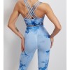 Мармуровий фітнес костюм Топ з легінсами Пуш-ап Bra+Leggings marble 03 (BONY BLUE) Мармуровий фітнес костюм Топ з легінсами Пуш-ап Bra+Leggings marble 03 (BONY BLUE)