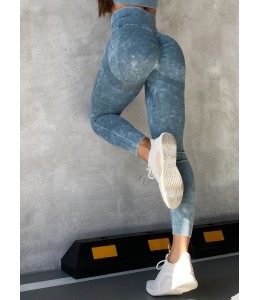 Бесшовные женские леггинсы с Пуш-ап для фитнеса Leggings Push up 04 (HARBOR)