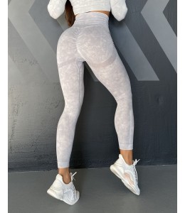 Бесшовные женские леггинсы с Пуш-ап для фитнеса Leggings Push up 04 (SLEET)