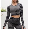 Мармуровий фітнес костюм рашгард з легінсами Пуш-ап Crop top+Leggings 03 (FUMO) Мармуровий фітнес костюм рашгард з легінсами Пуш-ап Crop top+Leggings 03 (FUMO)