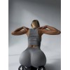 Бесшовный женский комплект в рубчик Leggings Rib + Halter Top (ULTIMATE GREY) Бесшовный женский комплект в рубчик Leggings Rib + Halter Top (ULTIMATE GREY)