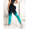 Безшовні легінси для фітнесу та спорту Leggings Push Up Color 02 (BLACK/SKYBLUE) Безшовні легінси для фітнесу та спорту Leggings Push Up Color 02 (BLACK/SKYBLUE)