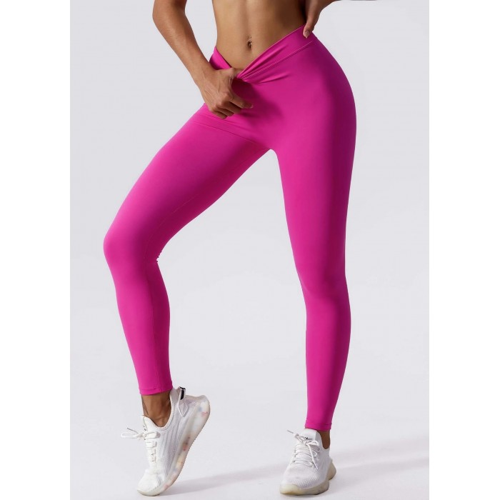 Легінси з V-подібною збіркою Leggings PUSH-UP Double model 59 (Beetroot purple) Легінси з V-подібною збіркою Leggings PUSH-UP Double model 59 (Beetroot purple)