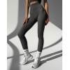 Безшовні легінси в рубчик з Пуш-ап Leggings Rib Push-Up (POPPY SEED)