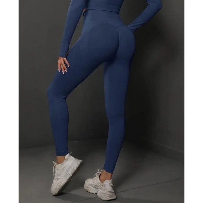 Жіночі лосини для фітнесу з подвійним пуш-ап ефектом Leggings Push up 05 (NAVI) Жіночі лосини для фітнесу з подвійним пуш-ап ефектом Leggings Push up 05 (NAVI)