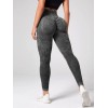 Безшовні легінси з подвійним Пуш-Ап для спорту Leggings Push up NET 12 (BLACK)