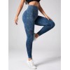 Бесшовные леггинсы с двойным Пуш-Ап для занятия спортом Leggings Push up NET 12 (BLUMARINE)