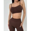Жіночий безшовний топ на тонких шпильках Giulia Cami Top (DEEP TAUPE) Жіночий безшовний топ на тонких шпильках Giulia Cami Top (DEEP TAUPE)