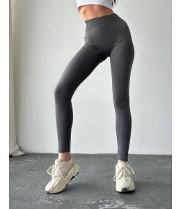Плотные женские бесшовные леггинсы GIULIA Leggings 02 (POPPY SEED)