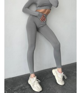 Плотные женские бесшовные леггинсы GIULIA Leggings 02 (ULTIMATE GREY)