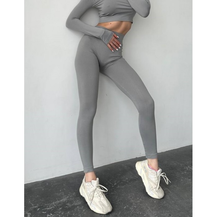 Щільні жіночі безшовні легінси GIULIA Leggings 02 (ULTIMATE GREY) Щільні жіночі безшовні легінси GIULIA Leggings 02 (ULTIMATE GREY)