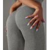Безшовні жакардові легінси з ефектом накладних швів Leggings Touch 14 (MELANGE GREY)