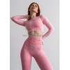 Костюм для фітнесу рашгард з легінсами Пуш-ап Crop top+Leggings 04 (Blossom) Костюм для фітнесу рашгард з легінсами Пуш-ап Crop top+Leggings 04 (Blossom)