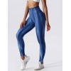 Безшовні легінси з Пуш-ап для спорту Leggings PUSH-UP Seamless Wave 10 (Dark blue)