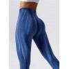 Безшовні легінси з Пуш-ап для спорту Leggings PUSH-UP Seamless Wave 10 (Dark blue)