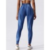 Безшовні легінси з Пуш-ап для спорту Leggings PUSH-UP Seamless Wave 10 (Dark blue)