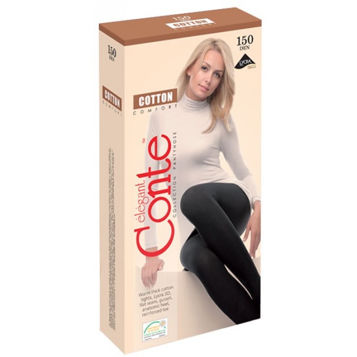 Колготки с хлопком Conte COTTON 150 den
