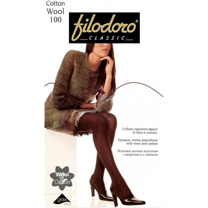 Колготки з вовною Filodoro Cotton Wool 100 Колготки з вовною Filodoro Cotton Wool 100