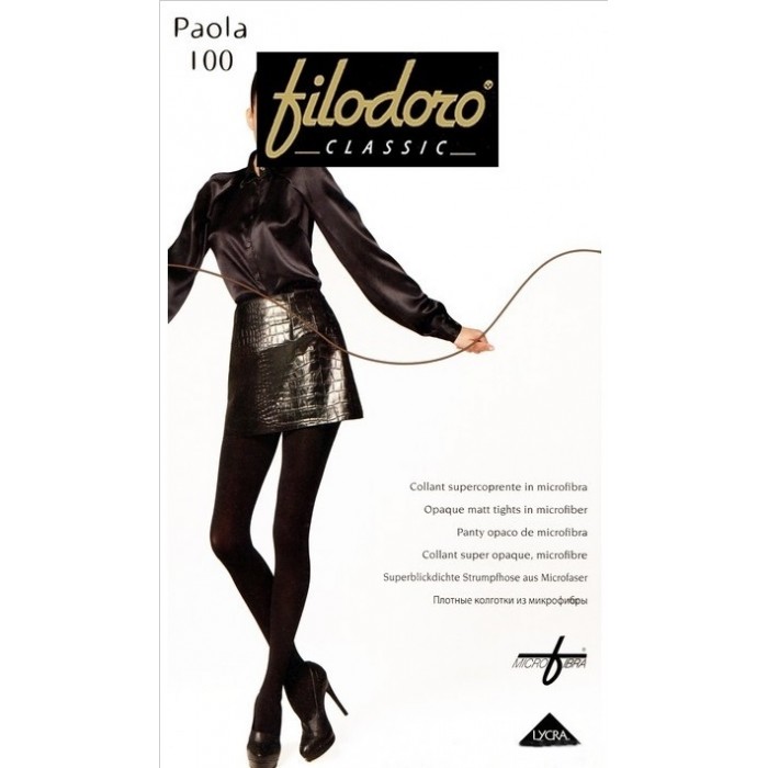 Теплі колготки Filodoro Paola 100
