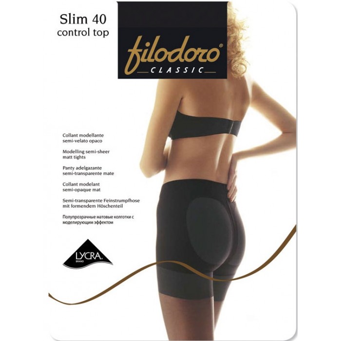 Колготки з утяжкою Filodoro Slim 40 control top