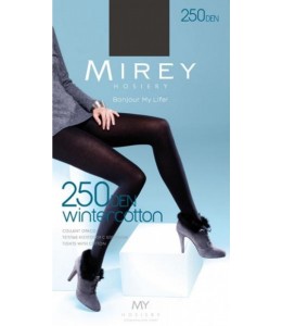 Хлопковые колготки Mirey Wintercotton 250
