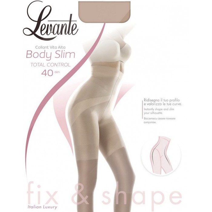 Колготки с утяжкой Levante Body Slim 40 Total Control Колготки с утяжкой Levante Body Slim 40 Total Control