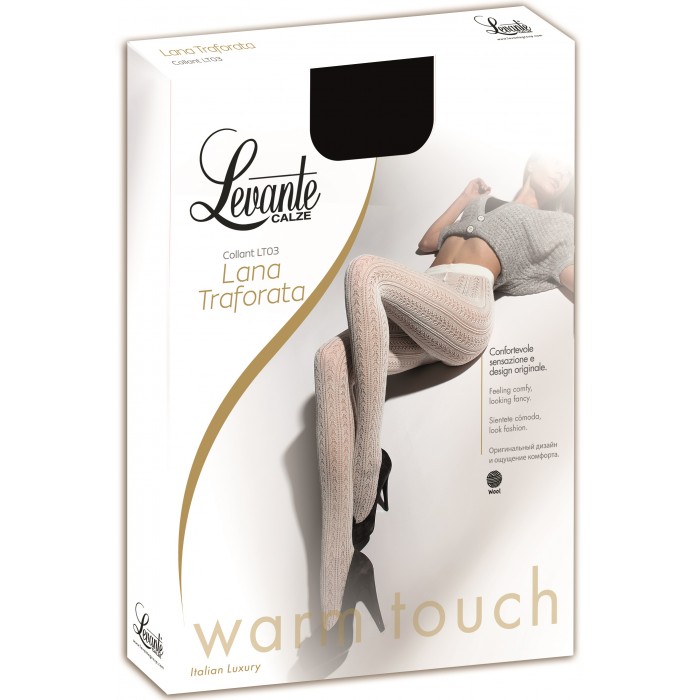 Шерстяные колготки Levante Lana Traforata model 03