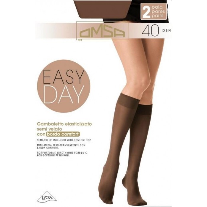 Женские гольфы OMSA Easy Day 40 gambaletto