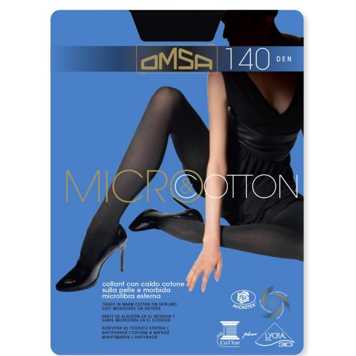 Теплі колготки OMSA MICRO COTTON