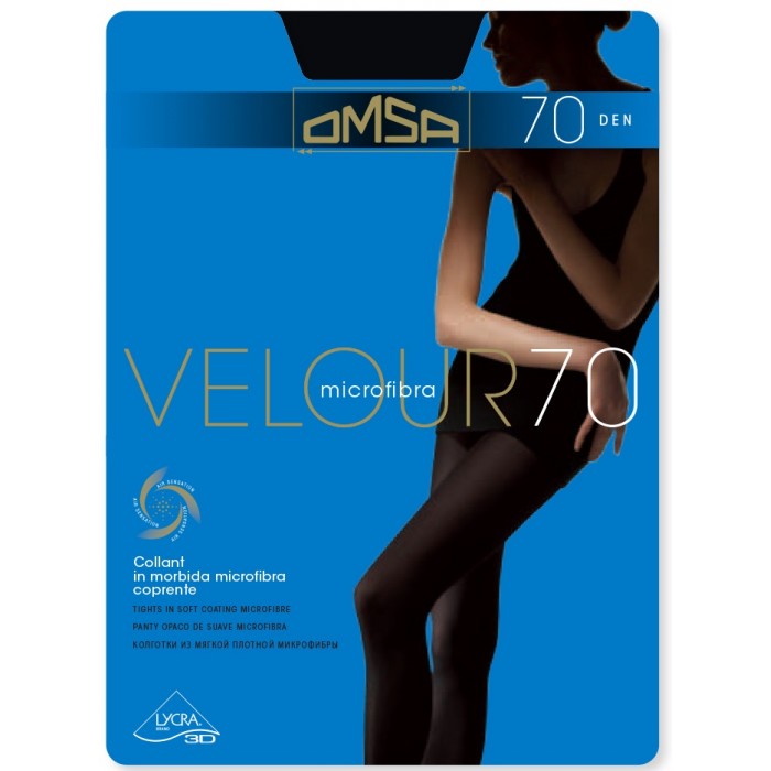 Теплі колготки OMSA Velour 70