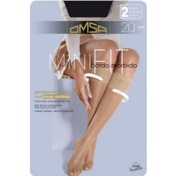 Женские гольфы OMSA MINIFIT 20 (2 пары) Женские гольфы OMSA MINIFIT 20 (2 пары)