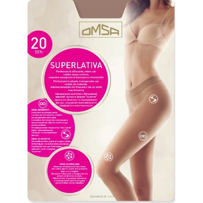 Бесшовные колготки Omsa Superlativa 20 Бесшовные колготки Omsa Superlativa 20